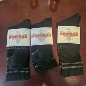 Bombas Black Athletic Socks